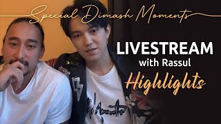 ❤ SPECIAL DIMASH MOMENTS • Livestream Highlights with Rassul (April 2022)