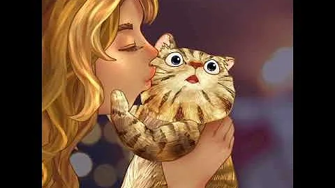 Kitty's Not Too Happy About Getting A Kiss!
