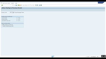 MMRV  Allow Posting to Previous Period