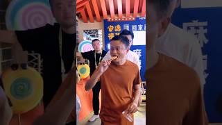 Chinese richest man Jack Ma is trying candy   #jackma #alibaba #aliexpress #shorts #trending