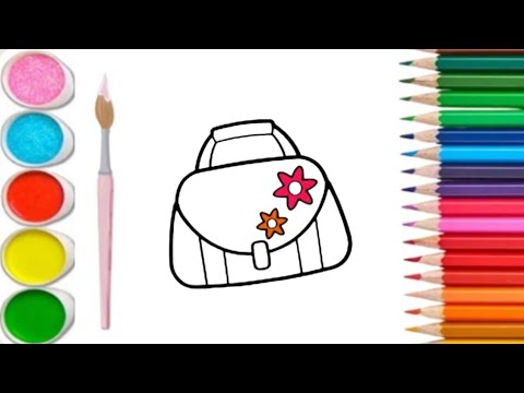 How to draw a purse 👛/Easy drawing/simple drawing ideas for beginners ...