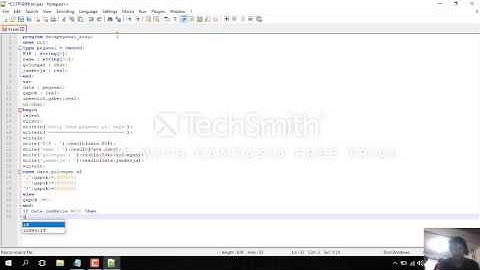 Contoh cara membuat program array data pegawai di pascal