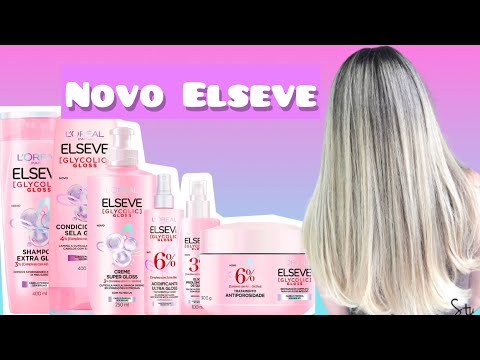 💖ELSEVE GLYCOLIC GLOSS: Combate a porosidade para cabelos 3x mais brilhosos ✨