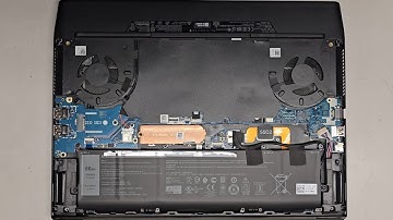 Dell Alienware M15 R3 Disassembly SSD Hard Drive Upgrade Battery Replacement Repair Quick Look