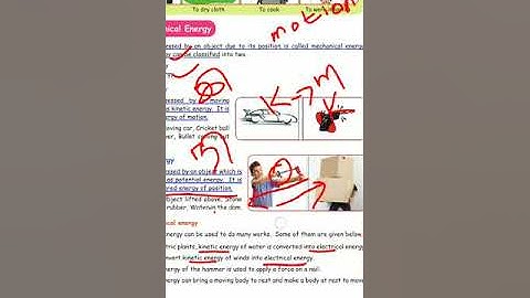 Class 5 science unit 3 energy (part 2)
