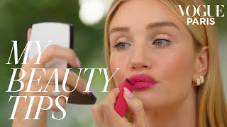 Rosie Huntington-Whiteley’s perfect bold lip | My Beauty Tips | Vogue Paris