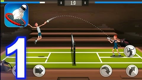 Badminton League - Gameplay walkthrough part 1 - (iOS,Android)