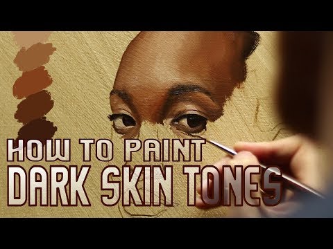 COLOR THEORY  How to Paint Dark Skin Tones  Oil Painting Tutorial with Demonstration