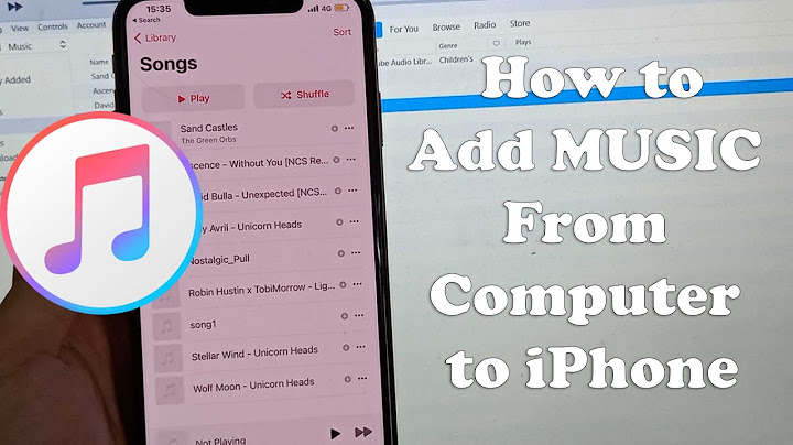 How to transfer songs from computer to iphone