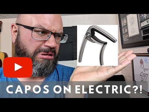 Video: Ar galima ant elektrinės gitaros naudoti capo?