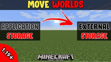 [1.20+] How To Move Application Storage World Into External Storage | MCPE Application To External