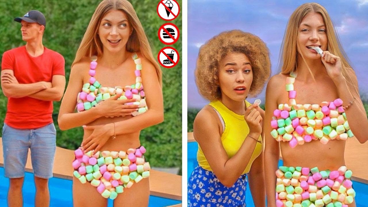 9 Ways to Sneak Food into the Pool! Pranks Friend Ideas by Mr Degree