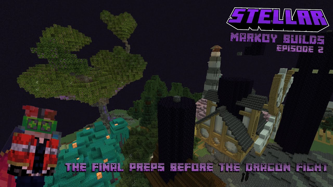 [StellarSMP] Маркой строит дома — Эпизод 2 — Последние приготовления перед битвой с драконом