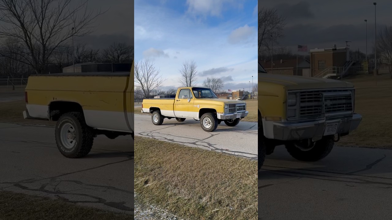 84 Chevrolet Custom Deluxe K10 road worthy after 21 years 