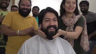 Rocking Star Yash Finally Removing Beard After KGF 2 Release | Yash Radhika Pandit | KGF 2 | Beard
