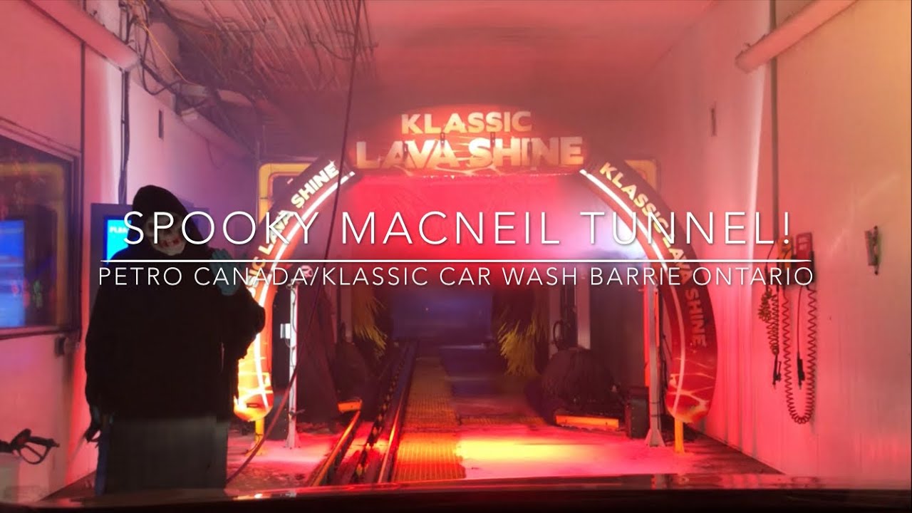 Awesome Spooky MacNeil Tunnel at a Petro Canada/Klassic Car Wash in Barrie (Early Halloween