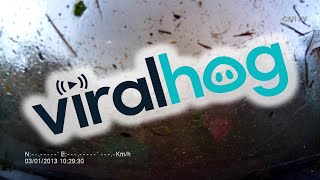 Dashcam caught in a tornado || ViralHog