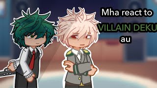 Mha React To Villain Deku Au 2X Speed Mha Bnha