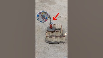 Amazing Matchstick Chain Reaction with Fireworks | Satisfying Fire Trick 😀 #shortsvideo