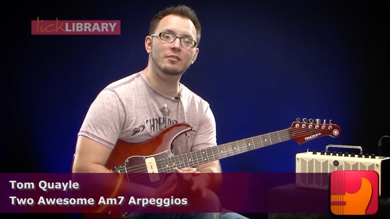 2 AWESOME Am7 Arpeggios With Tom Quayle - Add Fusion Techniques To Your Guitar!