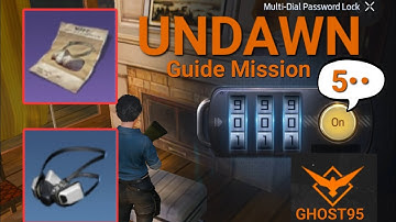 UNDAWN Guide mission: Deadly Radiation,get the Protective Mask😷 #undawn #mission