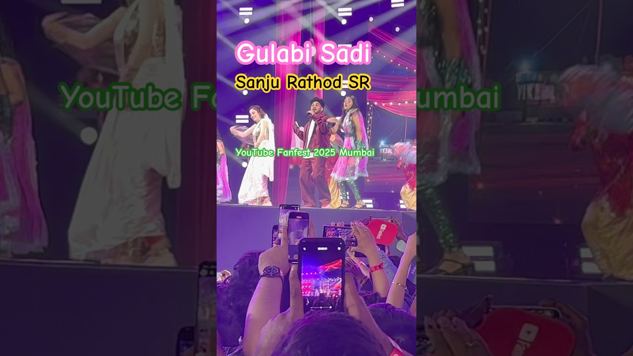 Gulabi Sadi live Sanju Rathod Fanfest 2025  