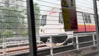 (LVDT) C151B 677/678 (T217) arriving at Ang Mo Kio (➡️MSP) #smrt #train #c151b