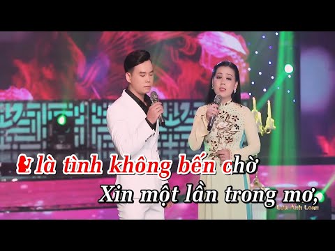 KARAOKE - Tình Theo Bến Đỗ | Beat Song ca | Lưu Ánh Loan & Thanh Vinh