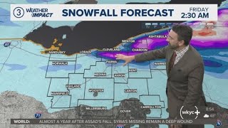 Winter Storm Watch In Northeast Ohio Cleveland Weather Forecast For Nov. 25, 2025