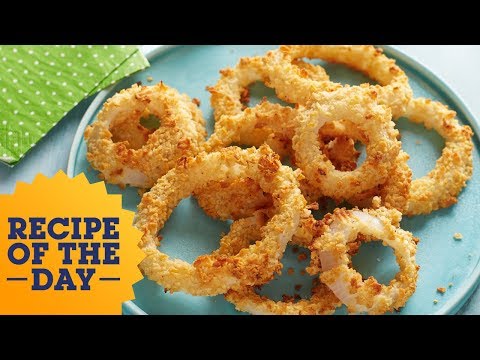 Recipe of the Day: Oven-Baked Onion Rings | Food Network