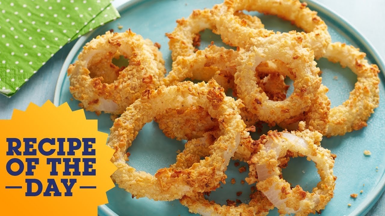 Recipe of the Day: Oven-Baked Onion Rings | Food Network