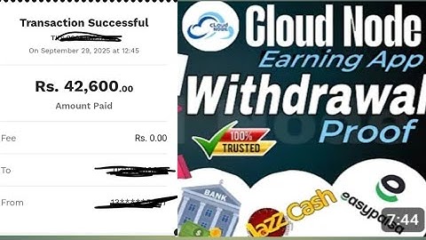 Cloud node Earning App Live Withdraw | Cloud node app real or fake Details | cloud node 