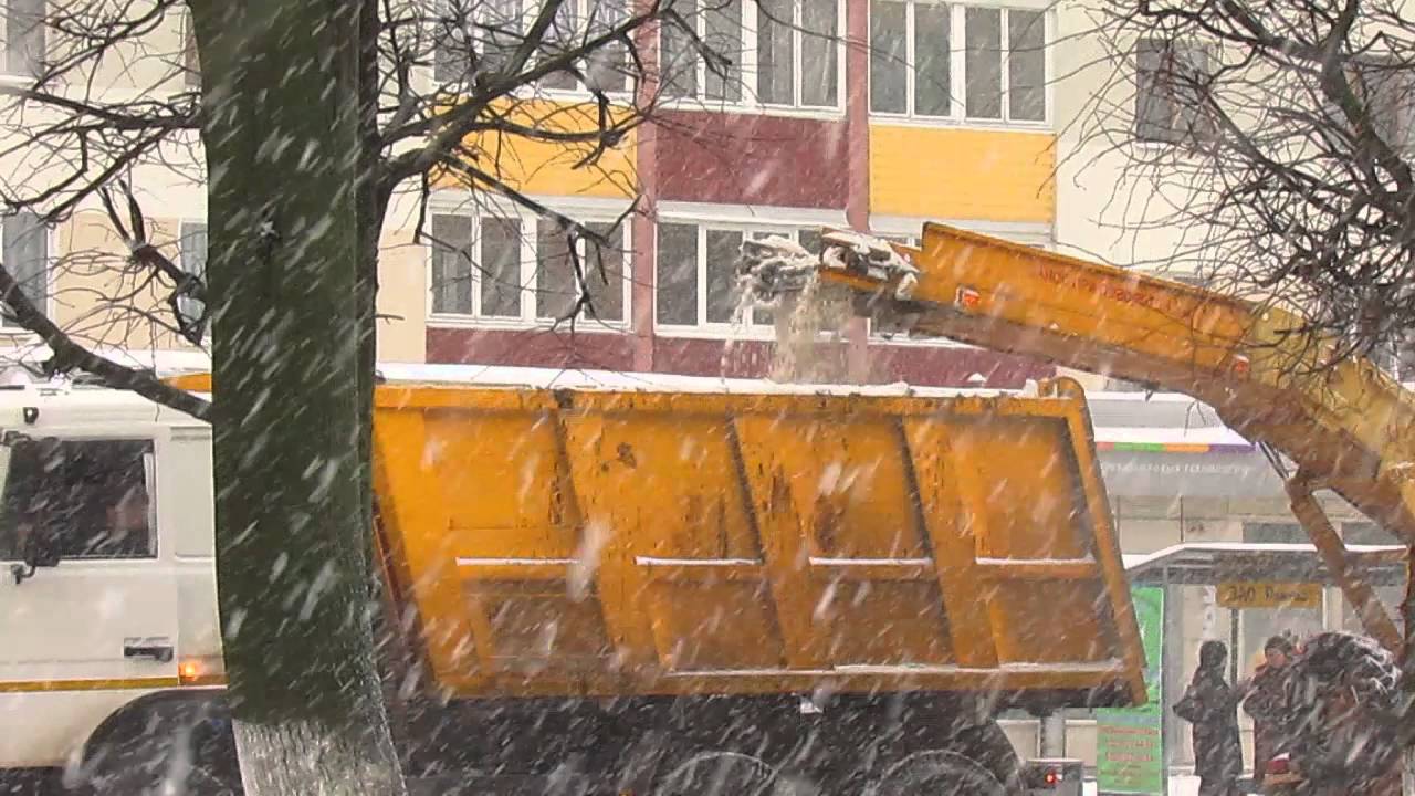 снегоуборочный комбайн - YouTube