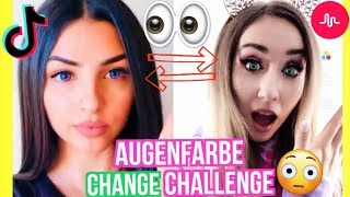 AUGENFARBE Eyes CHANGE CHALLENGE Musical.ly TikTok