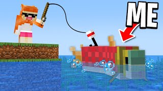 Minecraft Manhunt but im a Fish