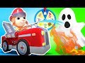 Fire Safety Song | Firefighter 🚒 The Wheels On The Fire Truck for Kids | Nursery Rhymes | Kids Songs