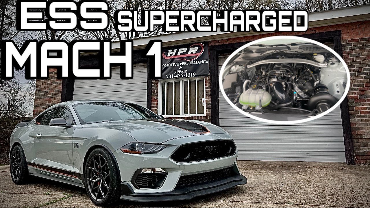2021 Mach 1 Ess G3 Supercharger: Install With Before After Dyno Results