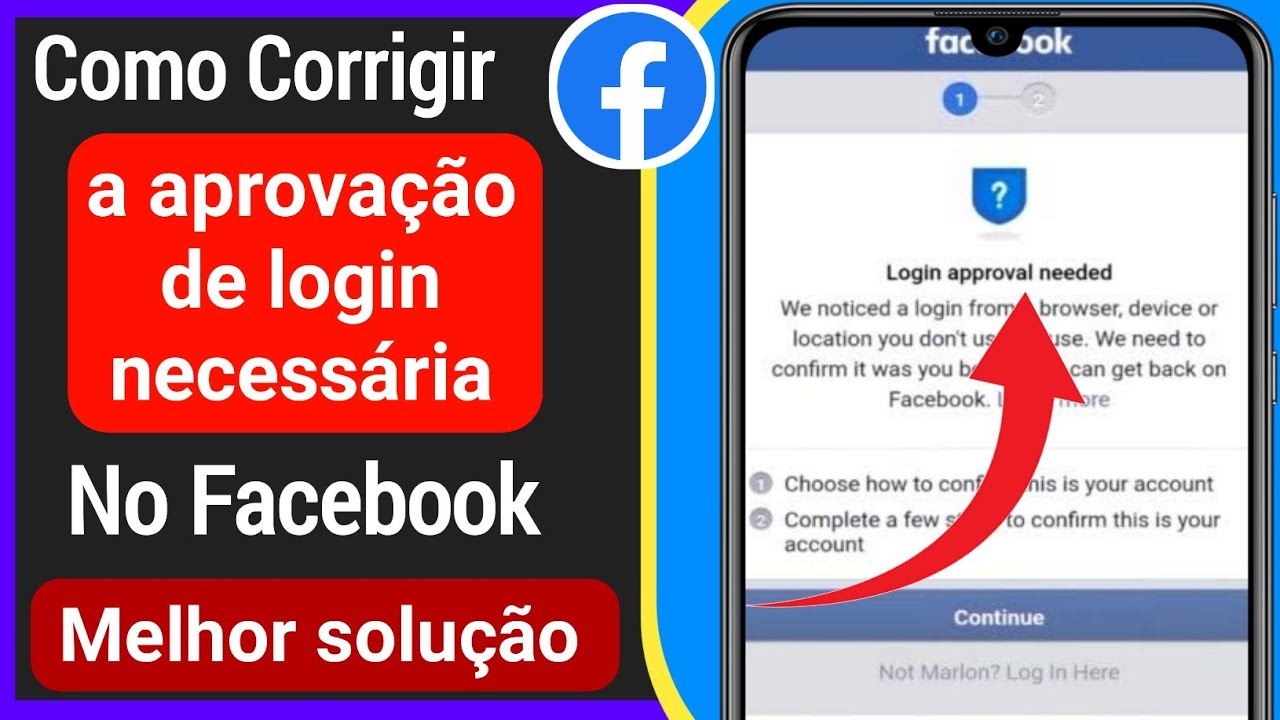 Como habilitar a aprovação de login no Facebook