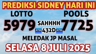 SIDNEY HARI INI - SELASA 8 JULI 2025 | PREDIKSI SDY | RUMUS SDY | BOCORAN SIDNEY | PREDIKSI SIDNEY