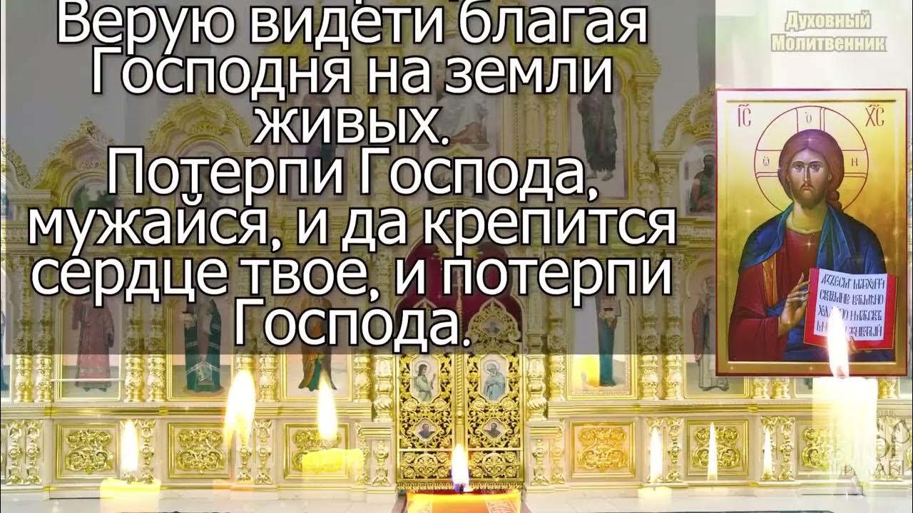 Псалмы 26 50 90 богородице дево радуйся