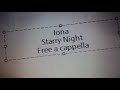 イオナ - Starry Night Free a cappella フリーアカペラ