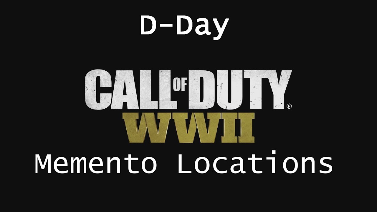 Where To Find Mementos In Call Of Duty Wwii Location Guide Gamepur