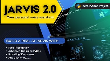Jarvis | Advanced GUI Using PyQt5 | Python | Deep Learning | Language Processing | Face Recognition