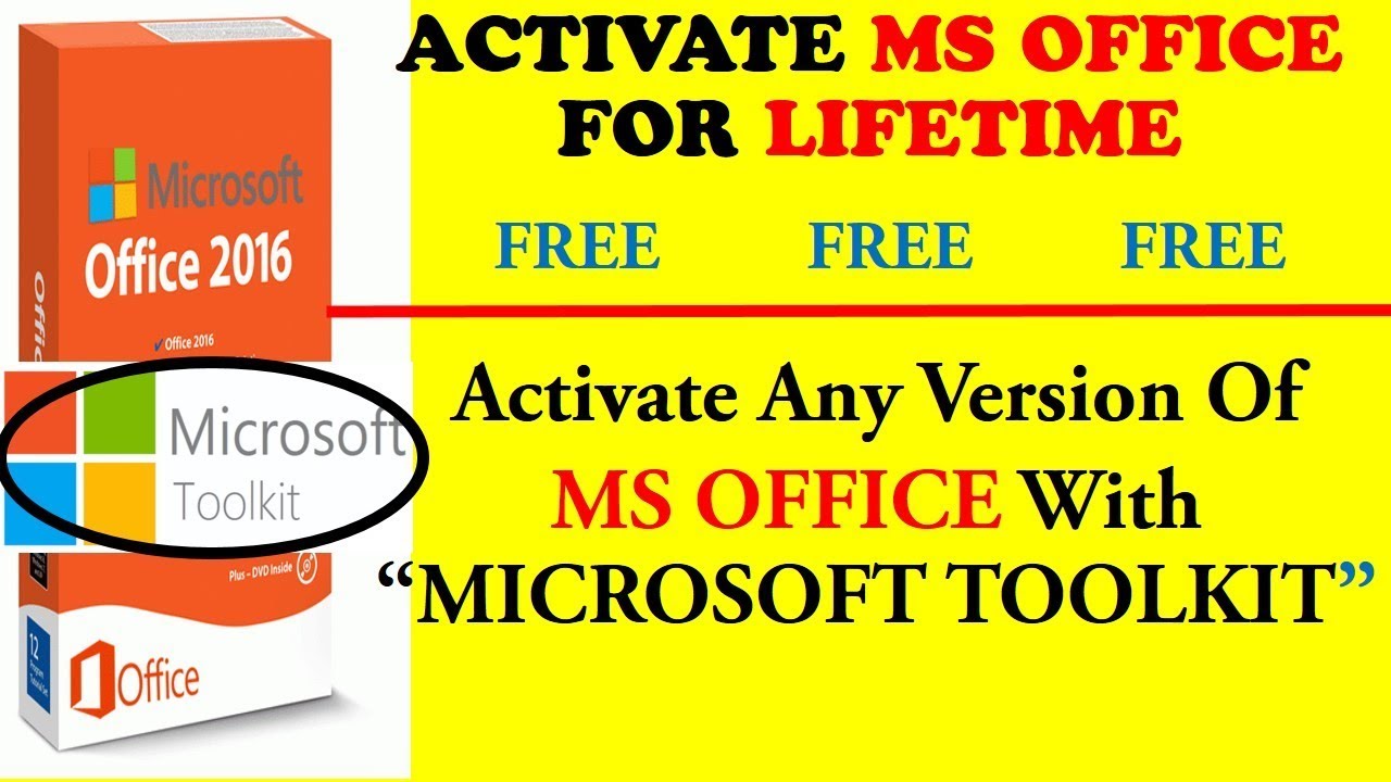 activate microsoft office 2016