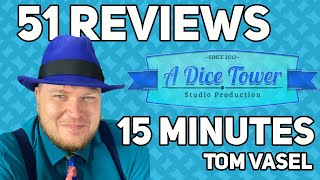 51 Reviews in 15 Minutes - with Tom Vasel