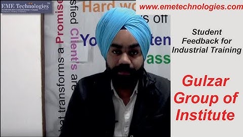 Auto Cad | Solid Works Training | Gulzar Group of Institute | Student Feedback | Pardeep Singh