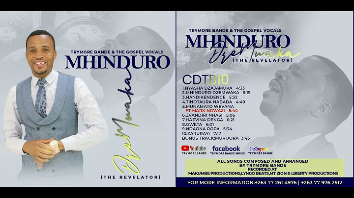 Trymore Bande -Mhinduro DzeMwaka