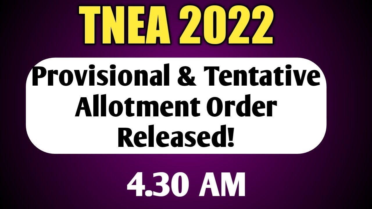 Live TNEA 2022 Round 3 Provisional Tentative Allotment YouTube live-tnea-2022-round-3-provisional-tentative-allotment-youtube