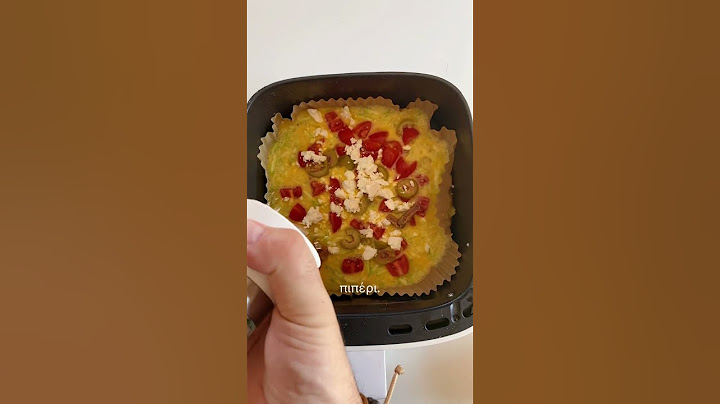 Ομελέτα με λαχανικά στο airfryer | Petros Maounatzis
