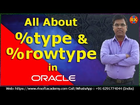 %type and %rowtype